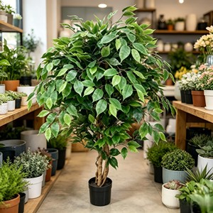 Wholesale Artificial Ficus Tree Banyan <b>Plant</b> Indoor Outdoor UV Protected Greenery for Home Office Garden Decor - Product Image 3