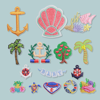 Autocollants et patchs en tissu brodés multi-styles à appliquer à chaud pour vêtements et chapeaux - Couleurs et motifs personnalisables