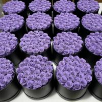 Lovebay Préservé Vraies Fleurs pour Noël Saint Valentin Cadeau Roses Éternelles dans une Boîte Roses Conservées pour Toujours En Gros