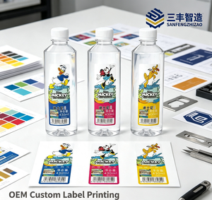 สติกเกอร์ติดขวดน้ำ 430 มล. แบบกำหนดเอง กันน้ำ กระดาษกาวติดแน่น - Product Image 6