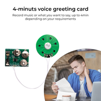 DIY ABS Matériel Enregistrable Puce Sonore Lecteur de Musique Boîte Programmable Parler Anniversaire Carte de Voeux Module de Son
