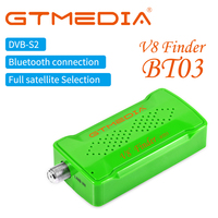 GTMEDIA V8 Finder BT03 DVB-S2, détecteur de satellite numérique, récepteur de télévision par satellite, signal Satfinder avec Android B-T HD Finder Meter