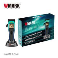 WMARK Exclusif NG-X1 Polar Color Rechargeable Tondeuse à Cheveux Électrique Professionnelle Magnétique Vectorielle 10000RPM pour Barbiers et Salons