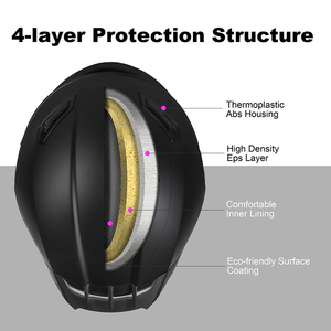 Cascos Integrales de Motocicleta ABS con Doble Visor Mejorado y Pinlock Integrado para Carreras y Uso Urbano - Product Image 5