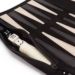 Jeu de backgammon en cuir artisanal de qualité supérieure avec logo personnalisé, plateau respirant et durable pour les jeux d'échecs - Product Image 5