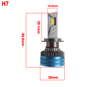 FSYLX K13 X10 240W 6500K Blanco <span class=keywords><strong>H1</strong></span> H4 H7 H8 H11 H13 9004 Faros LED para Auto H19 para Toyota 12V Bombillas Universales para Automóvil - Product Image 2