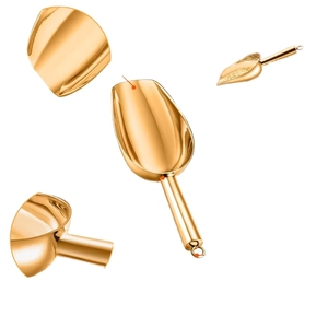 Pelle à glace en acier inoxydable plaqué titane PVD, écologique, pour farine et céréales, pour <span class=keywords><strong>Cys</strong></span> - Product Image 2