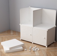 Armoire portable pour bébé et tout-petit - Commode modulaire DIY à thème de dessin animé
