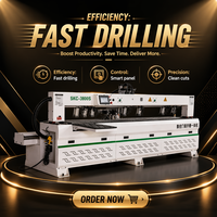 Routeur CNC pour le bois avec système de lubrification automatique pour une opération de découpe continue de panneaux