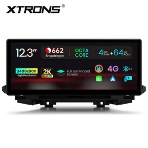Estéreo para Auto Android de 12.3 Pulgadas, 4+64GB, para Audi Q5 SQ5 2017-2020, Sistema MIB2, LHD, Qualcomm 662, Pantalla 2K, CarPlay, 4G Global, XTRONS - Product Image 2