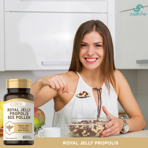 Jalea Real, Propóleo, Polen de Abeja |   60 Cápsulas |   Suplemento Vegetariano, Sin OMG, Sin Gluten - Product Image 2