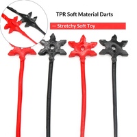 Jouets d'armes ninja collants en TPR souple, fléchettes flocon de neige, nouveauté anti-stress, cadeaux de fête, sacs d'anniversaire pour enfants, DM-RL03, jeunes de 7 à 14 ans