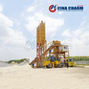 Hzs90 Stationary Wet Mix Concrete Batching Plant Specification Ready Mixed Concrete Mixing Plant Concrete Plant