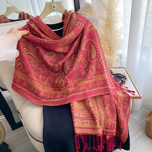 Bufanda Larga con Flecos de Imitación de Cachemira, Estilo Vintage, Suave, para el Uso Diario y Salidas de Fin de Semana - Product Image 6