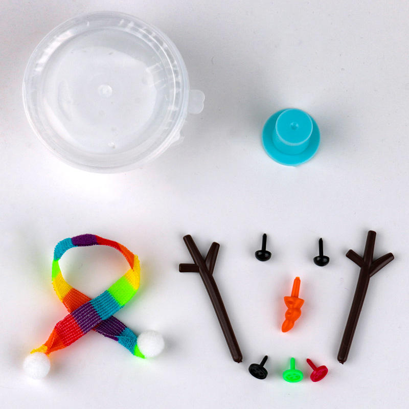 11pcs Snowman Clay Making Kit with Blue Hat