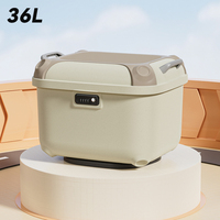 Vente directe d'usine, coffre de moto, boîtes arrière pour moto, maletas para motos, plastique PP ABS, grande capacité 36L