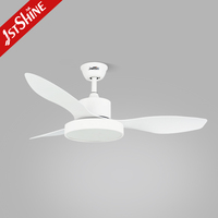 Ventilateur de plafond 1stshine de 48 pouces avec lumière LED, moteur DC, 3 pales en ABS, télécommande, variateur d'intensité, 110V, moderne, intérieur, SAA