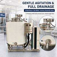 Pasteurisateur de lait 300L, chauffage et refroidissement électriques, machine de pasteurisation en acier inoxydable, pasteurisateur discontinu pour produits laitiers et jus