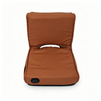 Coussin de siège de stade réglable, chaise portable à dossier haut, pliable et douce, avec fonction de chauffage, cadre en acier, imperméable