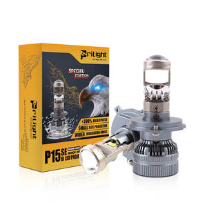 Mini projecteur LED H4, lentille 110W 13000LM 6500K, lecteur externe, conduite sécurisée en voiture, projecteur LED avant, lentille pour motos - Product Image 1