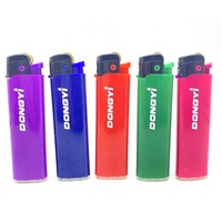 Briquet à gaz jetable classique en plastique, économique, avec fonction coupe-vent pour cigarettes