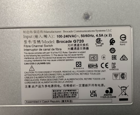 Brocade G720 Switch Pick #30 (697378)