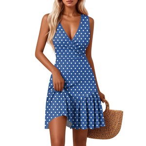<span class=keywords><strong>Vestido</strong></span> de cóctel negro para dama de honor, sexy, de verano, de cintura alta, holgado, con cuello en V, sin mangas, informal, hasta la rodilla, para <span class=keywords><strong>mujer</strong></span> - Product Image 6