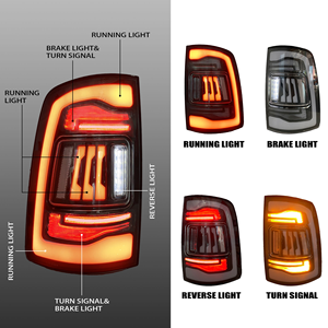 New Design Car Led Taillight for Dodge <b>Ram</b> 2009-2018 12V Rear Stop Lamp Taillight OE Wholesale Tail Light New - Product Image 2