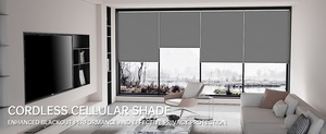 Yixin được xây dựng trong tế bào <span class=keywords><strong>Shades</strong></span> - 100% Màn cửa sổ cơ giới rèm với ứng dụng điều khiển thiết kế động cơ ẩn - Product Image 5
