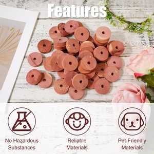 Anillo de Madera de Cedro de Alta Calidad para Almacenamiento de Ropa y Perchas Aromáticas de Madera - ¡Gran Venta! - Product Image 2