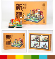Innovador Juego de Bloques de Construcción de 209 Piezas, Juguetes Mágicos Culturales de Xinjiang