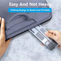 Support pour ordinateur portable en aluminium Great Roc OEM avec design à double hauteur pour ordinateur portable de 15,6 pouces