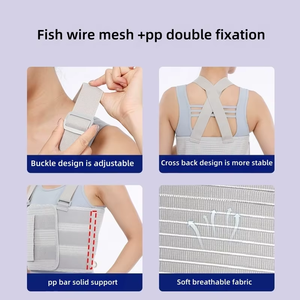 <span class=keywords><strong>Ceinture</strong></span> de fixation <span class=keywords><strong>thoracique</strong></span> unisexe réglable et élastique pour blessures, confortable et respirante, vente en gros, robuste et confortable - Product Image 6