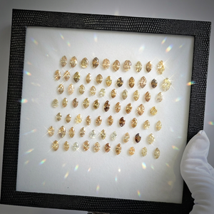 Diamantes Sueltos Multicolores Cultivados en Laboratorio, Corte Marquesa, Pera y Ovalado, para Selección de Piedras Centrales de Anillos y Aretes - Product Image 1