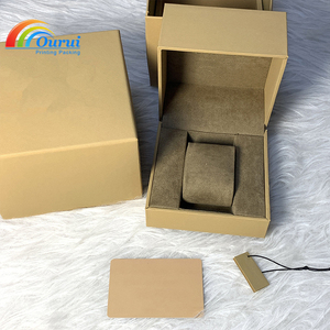 Wholesale Luxury Watch Packaging Box Custom Logo Brand Watch Gift Box Complete <b>Set</b> With Instruction Manual And Gift Bag Low MOQ - Product Image 1