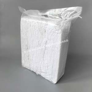 Paños de Limpieza Industriales Blancos, Trapos de Algodón Blanco 100% Algodón con Gran Absorción de Agua y Aceite - Product Image 1