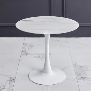Meuble de bureau de salon rond tulipe minimaliste <span class=keywords><strong>Table</strong></span> centrale en marbre Petite <span class=keywords><strong>table</strong></span> basse - Product Image 6