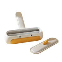 Umweltfreundlicher Wiederverwendbarer Tierhaar-Entferner - Doppelseitige Statische Bürste mit Leicht zu Entleernder Schale, Komfortgriff & Verblassungsresistentem Design