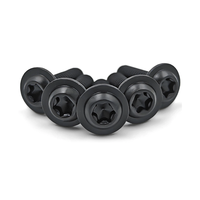 Vis OEM personnalisées en acier inoxydable à tête cylindrique Torx, à tête bouton hexalobuleuse, à filetage complet avec rondelle
