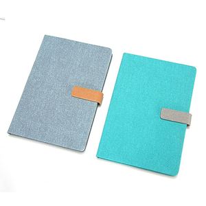 Customizable Colors Eco-Friendly Luxury <b>A5</b> Executive <b>Diary</b> Paper Silk Screen Printed Leather Cover Metal Buckle Promotional OEM - Product Image 2