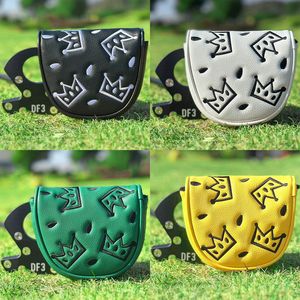 Funda para Putter de Golf Serie DF3, Personalizable, de Cuero PU, Magnética, con Bordado de Doble Oreja, Protector de Cabeza de Palo de Golf - Product Image 2