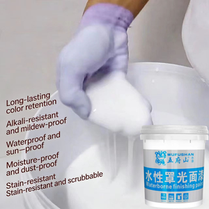 Revestimiento Acrílico a Base de Agua Wufushan, Transparente, Impermeable, para <span class=keywords><strong>Paredes</strong></span> Exteriores, Brillante, con <span class=keywords><strong>Color</strong></span>, Resistente a los Rayos UV y al Desgaste - Product Image 5