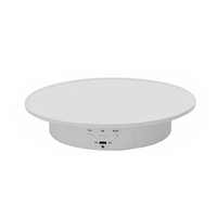 Présentoir rotatif électrique rechargeable USB de 20 cm pour photographie, montres, bijoux et lunettes