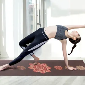 定制大型健身房战士U天然橡胶瑜伽垫环保德国普拉提瑜伽马特塔皮斯健身垫瑜伽伴侣瑜伽