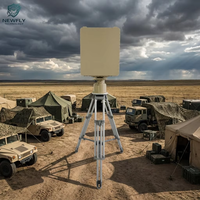 Radar de Detección de Drones 3D de Largo Alcance (10 km), Escaneo de 360 Grados, Sistema de Vigilancia de Banda X para Áreas de Seguridad de Alto Nivel