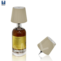 Lampe de table sans fil à LED réglable pour bouteille de vin, sans cordon, ABS, 5V, moderne, rechargeable, tactile, à intensité variable, 2000mAh, 6-8 heures, 3000-6000K