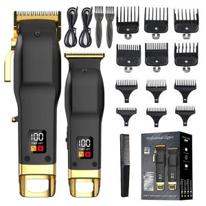 Prix Usine Kit de Coupe de Cheveux Professionnel Rechargeable sans Fil pour Barbier à Domicile Tondeuse à Cheveux Batterie au Lithium 1800 mAh - Product Image 2