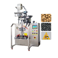 Machine d'emballage entièrement automatique pour sachets triangulaires, pour pilules et boissons solides, avec fonction de comptage et plateau vibrant de dosage