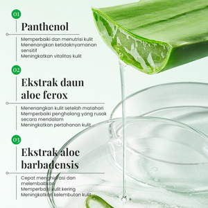 KORMESIC Gel de Aloe Vera Natural de 150 ml con Certificación Bpom, Gel Hidratante Herbal para Después del Sol, Absorción Rápida - Product Image 6