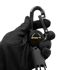 Retractable Pull Reel <b>Lighter</b> Leash With Clip PVC ABS Holder Sleeve Customizable Logo Modern Design - Product Image 5